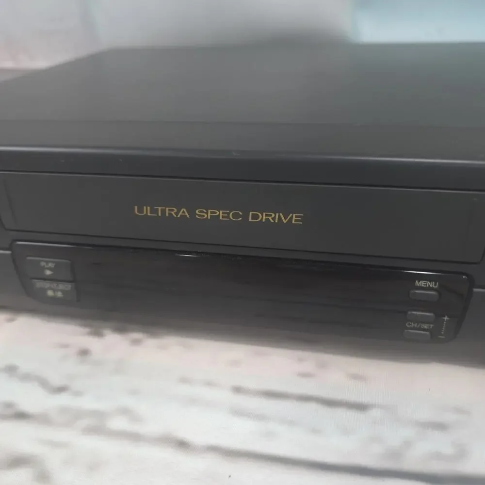 JVC HR-A61U 4-Head Hi-Fi VHS VCR Player Recorder Tested Works Vijay Cassette Pla